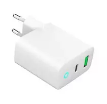 type 1 charger - CHARGER USB 20W 2PORT/TA-UC-PDQC20L-W-01 GEMBIRD - 4 nuotrauka
