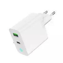 type 1 charger - CHARGER USB 20W 2PORT/TA-UC-PDQC20L-W-01 GEMBIRD - 6 nuotrauka