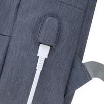 cases kompiuteriui - RIVACASE ANTI-THEFT 15.6"/7562 DARK GREY - 4 nuotrauka
