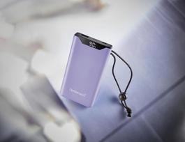 10000 power bank - Intenso F10000, 10000mAh, violetinė - 2 nuotrauka