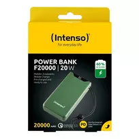 power bank 20000mah - Intenso F20000 Green, 20000mAh, QC3.0, 20W - 5 nuotrauka