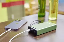 power bank 20000mah - Intenso F20000 Green, 20000mAh, QC3.0, 20W - 7 nuotrauka