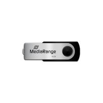 usb atmintuku - MediaRange Flexi-Drive MR910 16GB Silver / Black - 2 nuotrauka