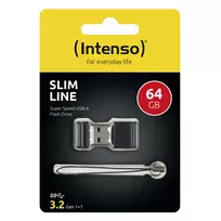 intenso usb 4gb - Intenso Slim Line 64GB USB 3.0 3532490 - 3 nuotrauka