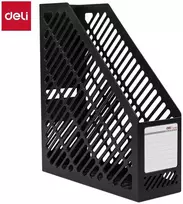 Dokumentų stovas DELI A4m, plastikinis, Juodas (Black)