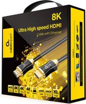 hdmi 2.0 kabelis 10m - Gembird CCBP-HDMI8K-AOC-10M AOC Premium HDMI kabelis 10m Juodas (Black) - 3 nuotrauka