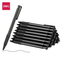 Tušinukas DELI 6546S 0,7 mm, Juodas (Black)