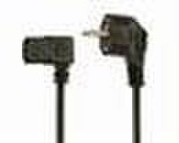 maitinimo laidas c13 - GEMBIRD CABLE POWER ANGLED VDE 1.5M/PC-186A-VDE1B-1.5M - 2 nuotrauka