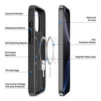 apple iphone 16 pro max deklai - Dux Ducis Yind Apple iPhone 16 Pro Max juodas - 6 nuotrauka