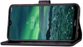 galaxy a35 5g - Reach Flower Book Samsung Galaxy A35 5G Juodas (Black) - 4 nuotrauka
