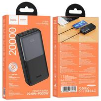 hoca - Hoco J136A, 20000mAh, 22.5W+PD20W, juoda (black) - 3 nuotrauka