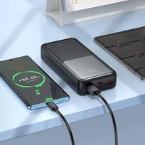 hoca - Hoco J136A, 20000mAh, 22.5W+PD20W, juoda (black) - 5 nuotrauka