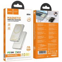 10000mah power bank - Hoco Q26A, 10000mAh, 20W, MagSafe, auksinė - 3 nuotrauka