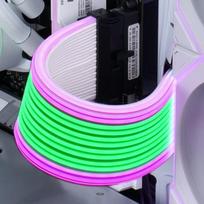 8 pin kabelis - Lian Li Strimer Wireless G89.PW8-1W.00 RGB GPU Cable - 4 nuotrauka