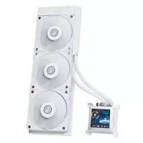 360 vandens ausintuvas - Lian Li HydroShift LCD 360S Balta (White) - 2 nuotrauka