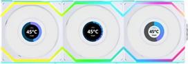 120mm fan - Lian Li UNI FAN SL Wireless 120mm Balta (White) 3-Pack - 3 nuotrauka