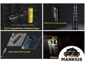 prozektoriai nitecore - Nitecore MH10 V2 - 3 nuotrauka