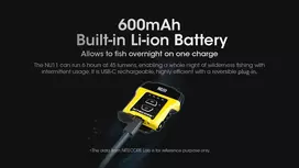 prozektoriai nitecore - Nitecore NU11 Ant galvos tvirtinamas žibintuvėlis 150 lm Juodas/Geltonas (Black/Yellow) - 5 nuotrauka