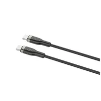 usb 100w laidas - Fixed | Braided Cable, 100W | FIXDB-CC12-BK | Black - 3 nuotrauka