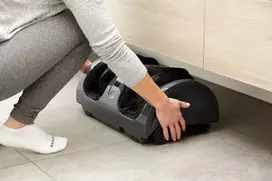 pedu masazuoklis medivon - Pėdų masažuoklis Medivon Pure Complete Total, 48 W, juoda - 3 nuotrauka