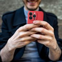 iphone 14 pro case red - Riff "Magsafe Silicone Case iPhone 14 Pro" Red - 7 nuotrauka