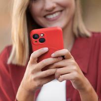 iphone 14 pro case red - Riff "Magsafe Silicone Case iPhone 14 Pro" Red - 9 nuotrauka