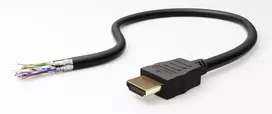 withings - Goobay 61149 HDMI kabelis 0,5 m su eternetu Juodas (Black) - 8 nuotrauka