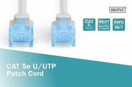 kabeliai ftp cat5e - Digitus CAT 5e FTP/STP Patch Cable Grey 1m - 3 nuotrauka