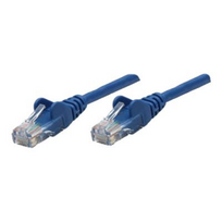 cat5 kabelis - Goobay CAT 5e patch cable, U/UTP 68345 10 m, Mėlyna - 2 nuotrauka