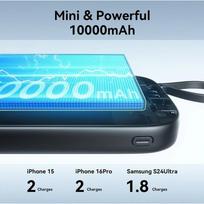 10000mah power bank - Joyroom JR-PBF18, 10000mAh, 22.5W, juodas (black) - 4 nuotrauka