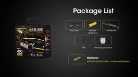 nitecore zibintas - HEADLAMP H SERIES 400 LUMENS/HA15 UHE NITECORE - 7 nuotrauka
