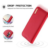 telefonas samsung s25 edge - Dux Ducis Hivo skirtas Samsung S937 S25 Edge raudonas - 4 nuotrauka