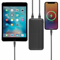 power bank 20000mah - Rivacase VA2071, 20000mAh, juodas - 3 nuotrauka