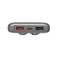 10000mah usb c 30w - Rivacase VA2611, 10000mAh, 30W, pilkas (grey) - 3 nuotrauka