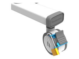 televizoriaus stovas laikiklsi tv stovas - NEOMOUNTS BY NEWSTAR WHEEL BRAKE LOCK OR FL55-875BL/WH1 & FL50S-825BL/WH1, SET OF 2 PCS. - 2 nuotrauka