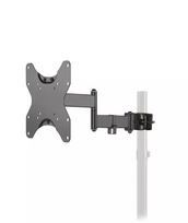 full motion televizoriaus laikiklis - NEOMOUNTS BY NEWSTAR SCREEN POLE CLAMP/TRUSS MOUNT 3 PIVOTS VESA 200X200 (POLE DIAMETER 28-50 MM) - 14 nuotrauka