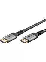 ata laidas - Goobay DisplayPort kabelis 8K 60Hz 65264 Pilka (Gray) - 5 nuotrauka