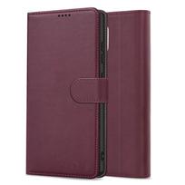 xiaomi 14c - Xiaomi Redmi 14C / Redmi A4 / Poco C75 Fancy Wallet Case - Tamsiai Raudonas (Dark Red) - 2 nuotrauka