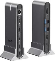 3 in 1 usb c - Acer Type-C Universal Docking Station 15in1 HP.DSCAB.022 Pilkas (Grey) - 4 nuotrauka