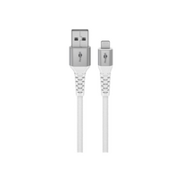 lightning usb a laidas - Goobay Lightning USB-A Supersoft Textile Cable with Metal Plugs | 74512 - 2 nuotrauka
