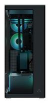 riser cable - ARCTIC Xtender kompiuterio korpusas, Midi-Tower, E-ATX, RGB, Tempered Glass – includes vertical GPU mount & riser cable, juodos spalvos - 9 nuotrauka
