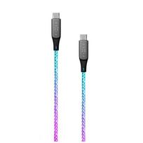 usb c laidas 60w - Fixed | Glowing Charging Cable USB-C/USB-C, PD support, Rainbow | FIXDLED-CC-RA - 8 nuotrauka