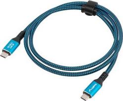 kabelis 240w - Lanberg USB-C M/M 4.0 CABLE 240W 8K 60HZ | CA-CMCM-44CU-0005-BK - 4 nuotrauka