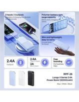 powerbank 20000mah - Remax RPP-26 20000mAh Juodas (Black) - 3 nuotrauka