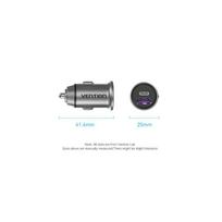 usb c pakrovejas - MOBILE CHARGER CAR USB/2P GRAY FFBH0 VENTION - 14 nuotrauka