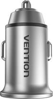 car charger usb port - MOBILE CHARGER CAR 30W USB/2P GRAY FFFH0 VENTION - 5 nuotrauka