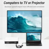 vga hdmi adapteris - Mini Display Port - HDMI adapteris Vention 74345 Juoda 15 cm - 4 nuotrauka