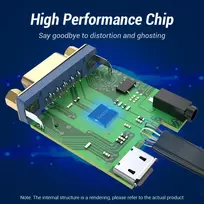 vga hdmi adapteris - Mini Display Port - HDMI adapteris Vention 74345 Juoda 15 cm - 7 nuotrauka