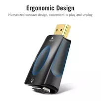 vga hdmi adapteris - Vention AIDB0 HDMI į VGA adapteris su 3.5 mm garsu (Black) - 5 nuotrauka
