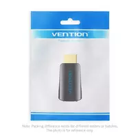 vga hdmi adapteris - Vention AIDB0 HDMI į VGA adapteris su 3.5 mm garsu (Black) - 9 nuotrauka